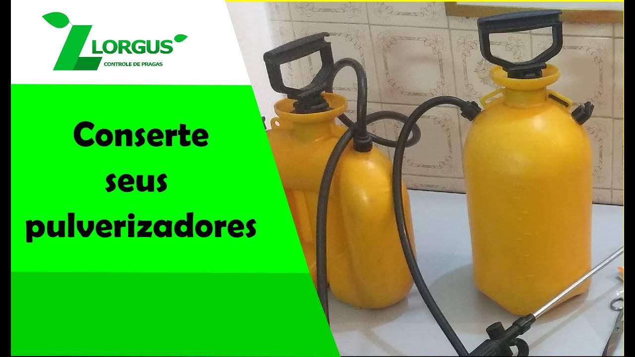 Manutenção dos pulverizadores Guarany 4,7l e 7,6l - como trocar as peças e reformar