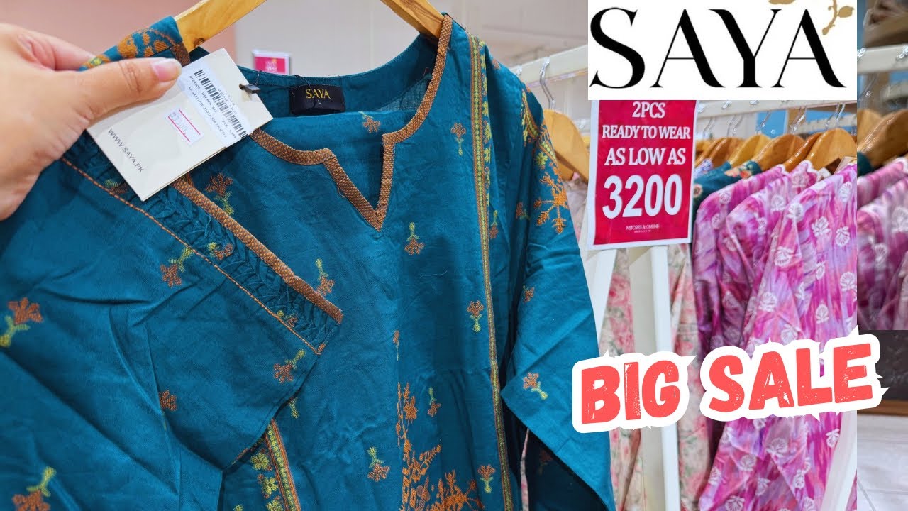 SAYA SALE 2025 😱 Huge Discount 😱 saya summer sale 2025📣♥️