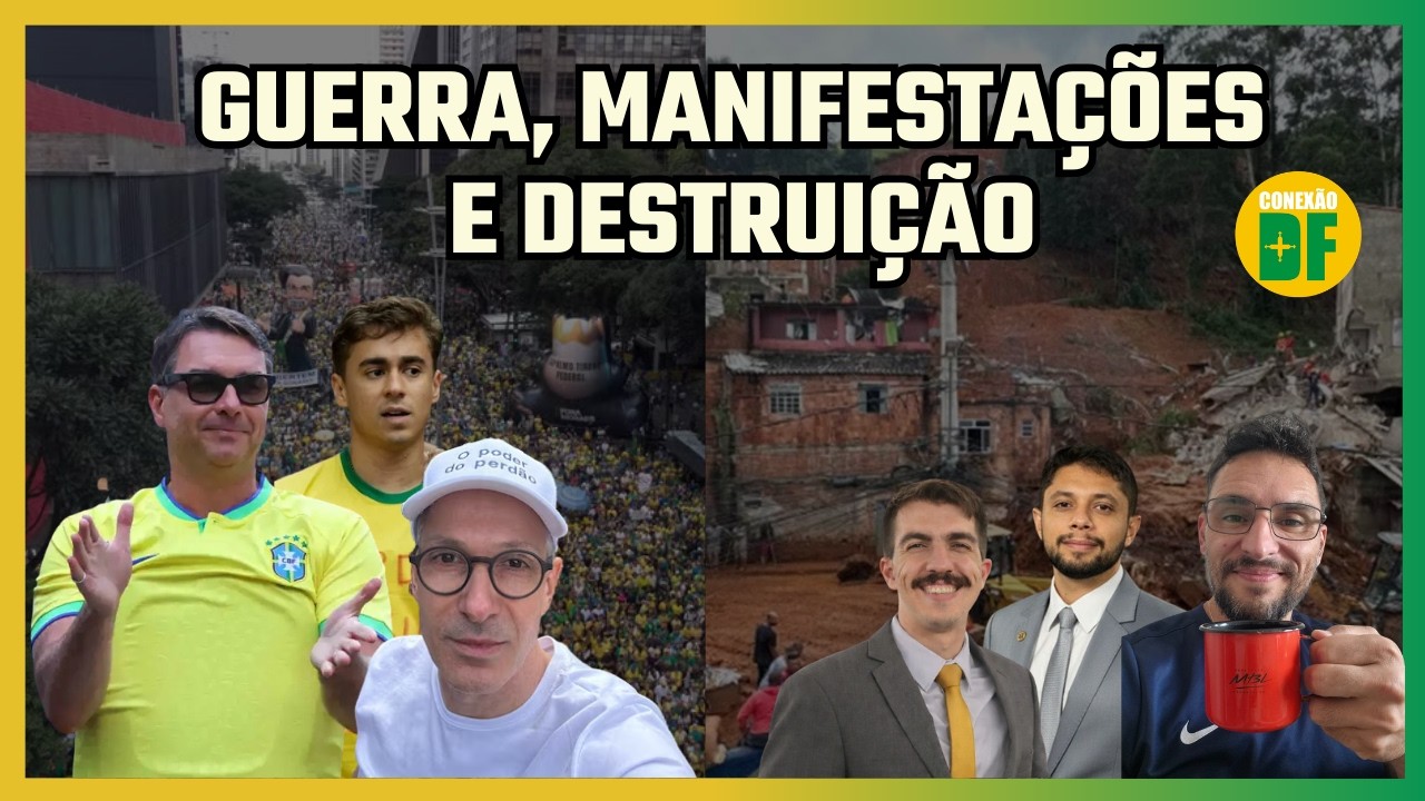 MANIFESTAÇÃO DO FLÁVIO BOLSONARO, GUERRA NO IRÃ E TRAGÉDIA EM MINAS?