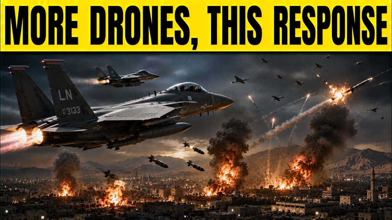 Iran Launched More Drones So U.S. Military Unleashed This