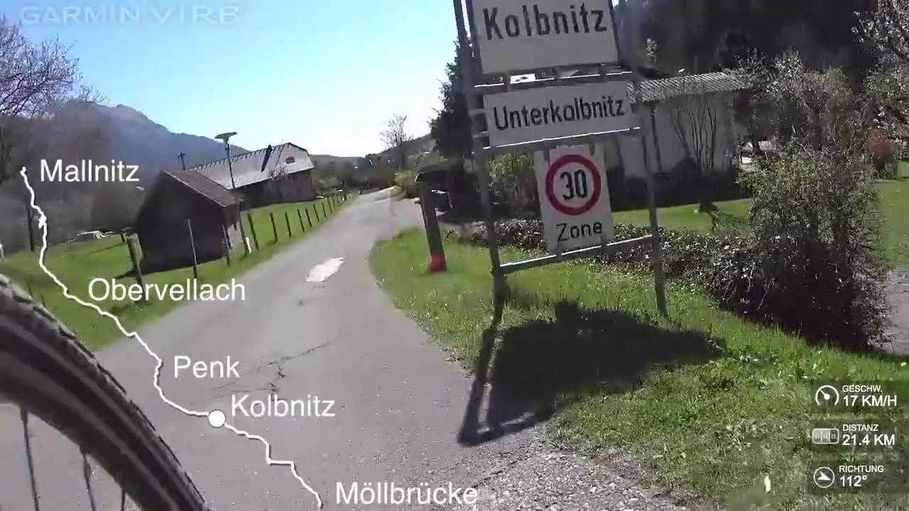 Radtour Ciclovia Alpe Adria  (1/7) von Mallnitz nach Möllbrücke