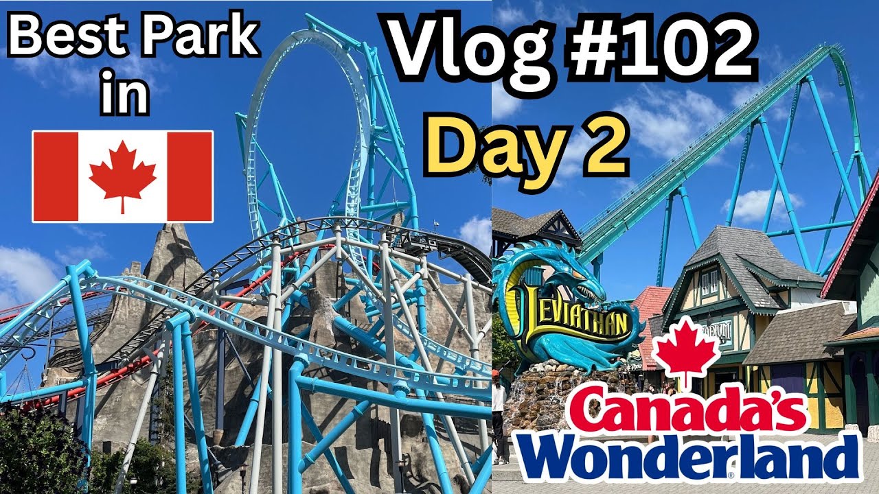 Лучший парк развлечений Канады! | Canada's Wonderland, день 2, видеоблог №102 (21.08.2025)