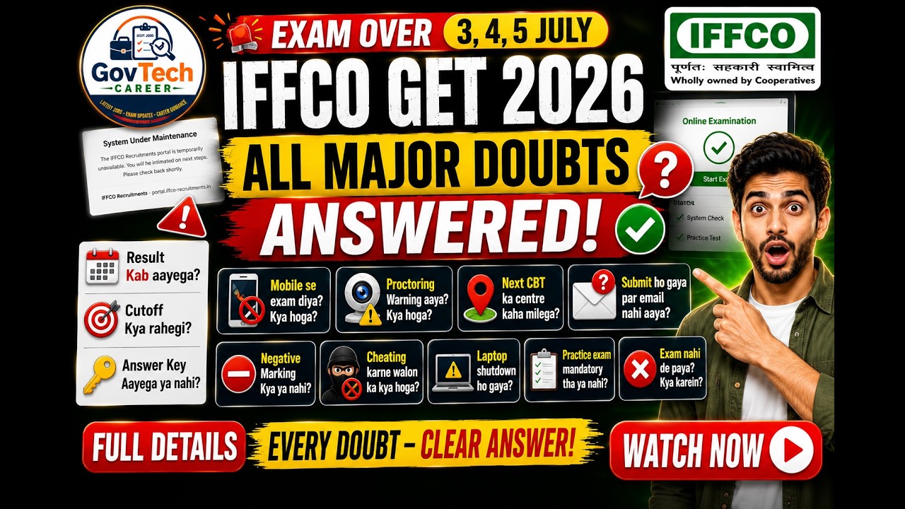 🚨 IFFCO GET 2026 Exam Over 😱 | Result Kab? Cutoff? Mobile Se Exam Diya To? ALL Doubts Cleared