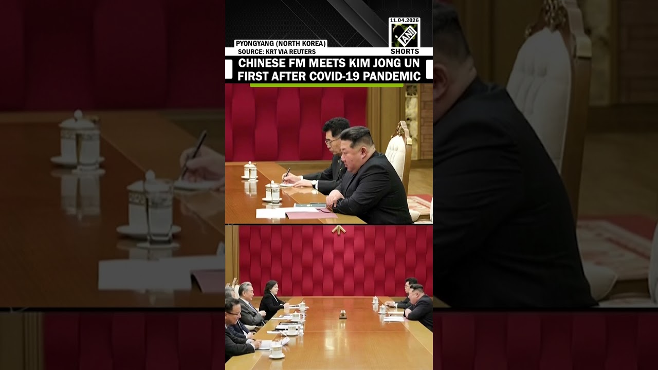 WATCH: Chinese FM Wang Yi meets North Korea&rsquo;s Kim Jong Un first after COVID-19 pandemic