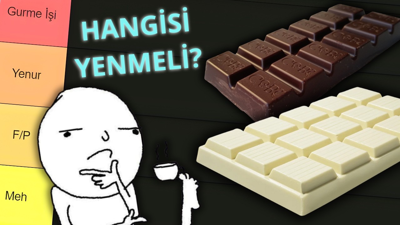 Bütün Türlerde Çikolataları DENEDİM ve SIRALADIM..