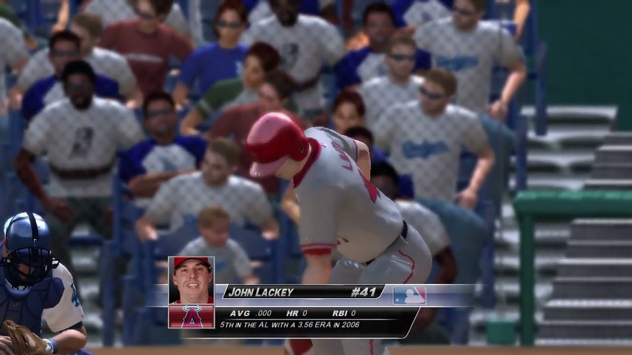 Major League Baseball 2K7 Xbox 360 Gameplay - Los Angeles Angels vs Los Angeles Dodgers