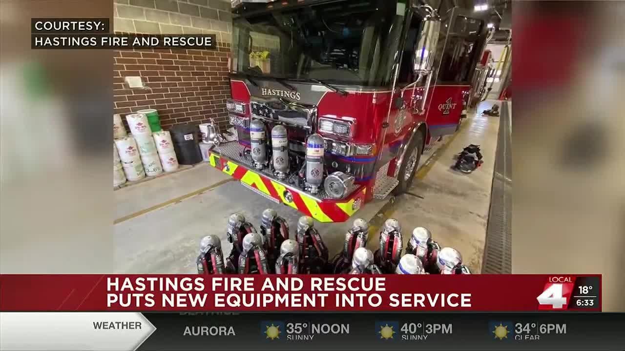 Hastings Fire and Rescue puts new air packs into service