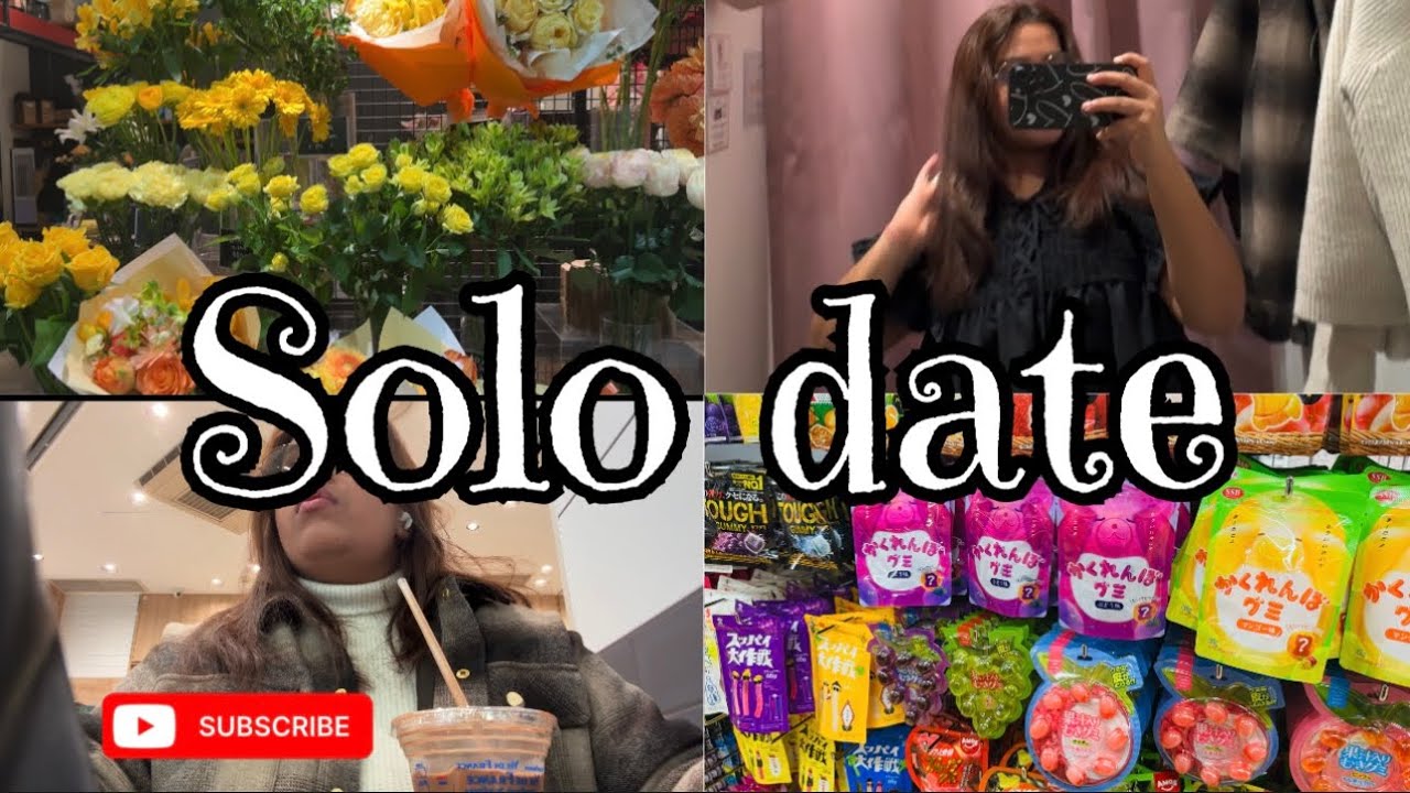 Solo date 👗🍕🌭💐  🇯🇵Life in japan 🇯🇵