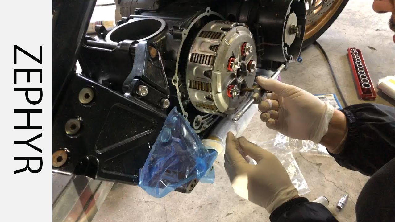 kawasaki ゼファー400cc組み立て550ccエンジンに載せ替え作業中！折れてしまったボルトを抜く コレを見れば誰でも簡単に抜けるかも・・いざとき工具エキストラクター【DIY】
