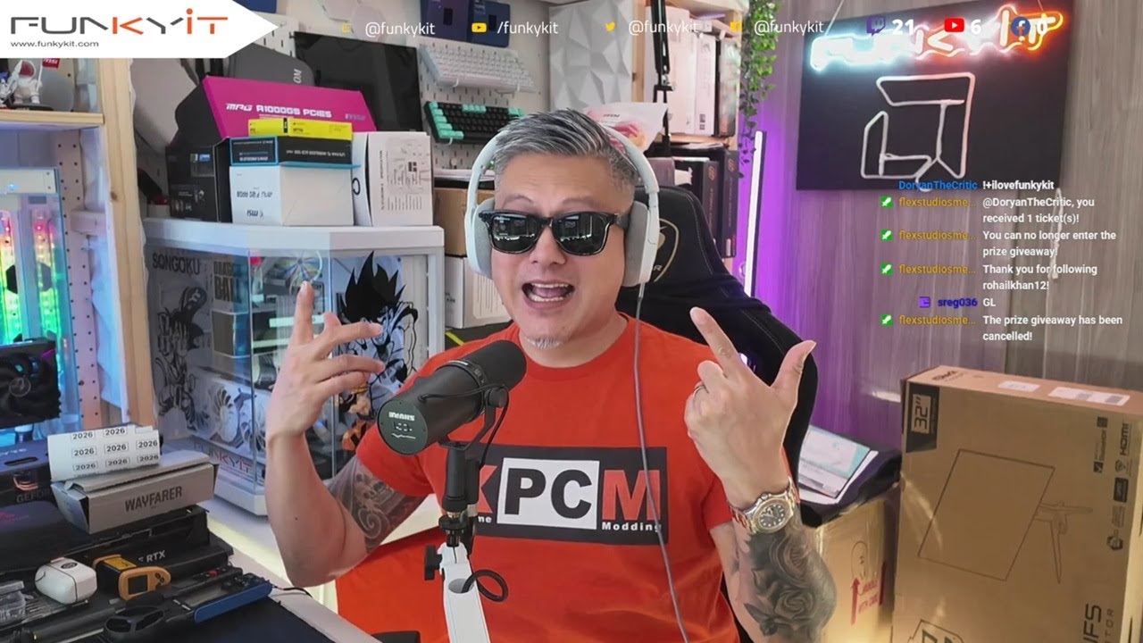 The Funky Kit Show LIVE Ep.366 - CES 2026 Roundup, Renting Computers, PC Project 2026