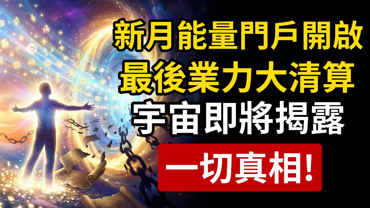 宇宙將揭露一切真相！新月能量開啟「最後業力清算」大門，你的人生劇本即將改寫。（準備好了嗎？）