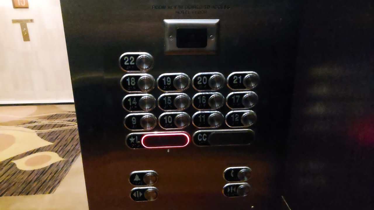 Schindler 6400NA Traction Elevators at Golden Nugget Carson Tower, Las Vegas, NV