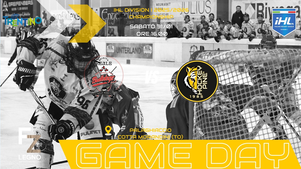 25 26 IHL 1 DIV HC VALPELLICE BULLDOGS DIV  1   HC PINE'
