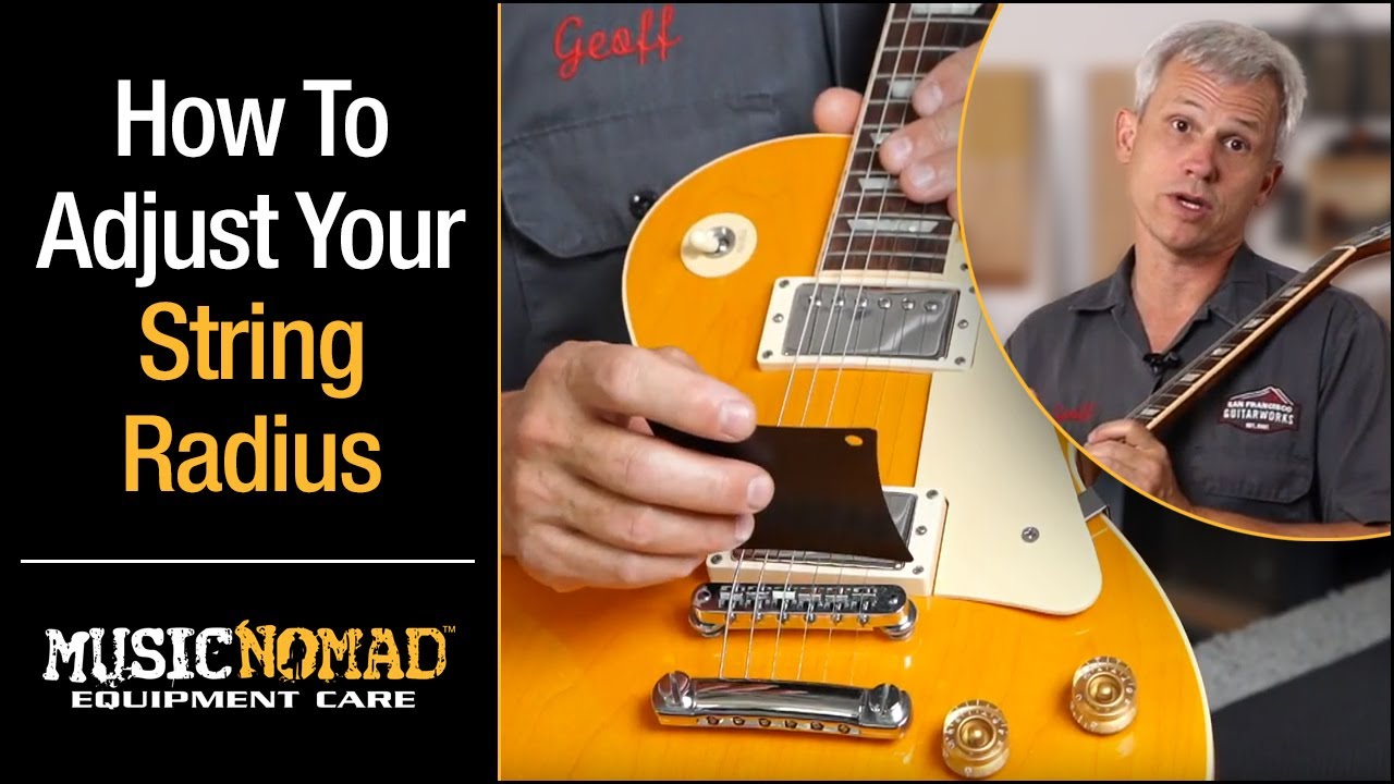 How to Measure your Fretboard & String Radius with a Radius Gauge & Adjust your Guitar String Radius