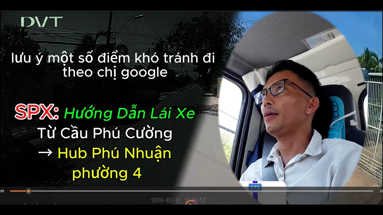 SPX: Hướng Dẫn Lái Xe Từ cầu Phú Cường → Hub Phú Nhuận phường 4