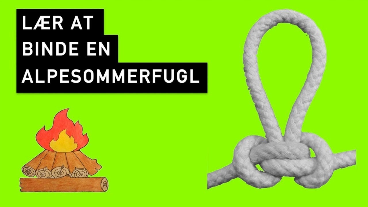 Hvordan binder man en alpesommerfugl?