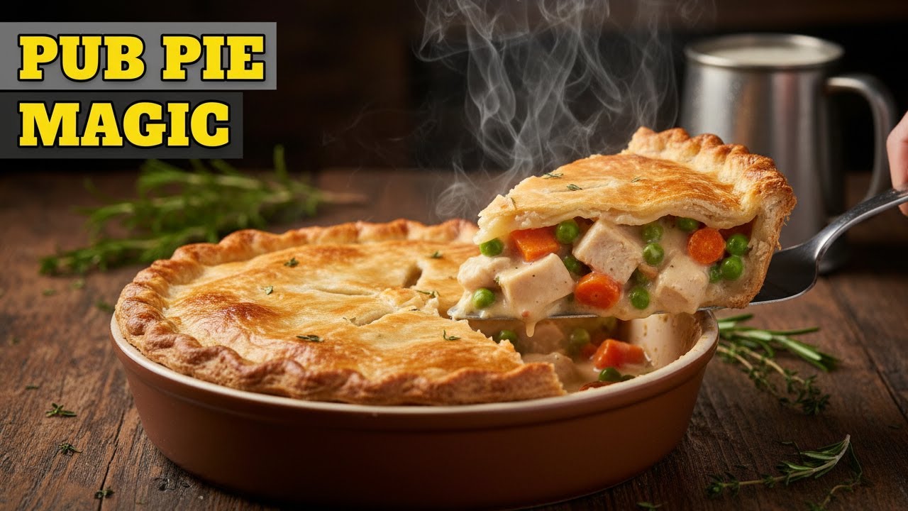 Chicken & Vegetable Pie (A Pub classic)