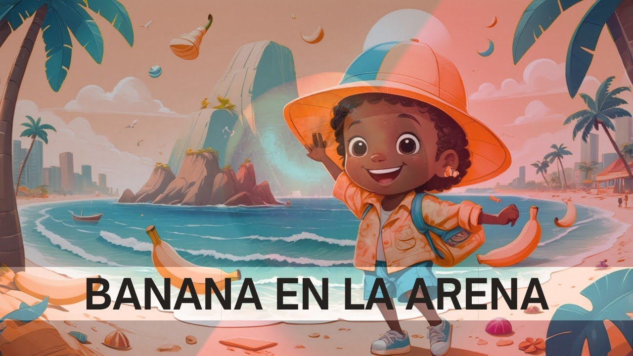 BANANA EN LA ARENA 🍌🏖️ | Liric One Urban Kids | Música Infantil Positiva