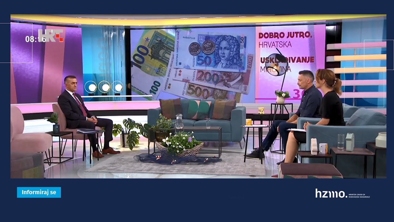 Dobro jutro, Hrvatska: zamjenik ravnatelja Ivo Bulaja o aktualnim mirovinskim temama
