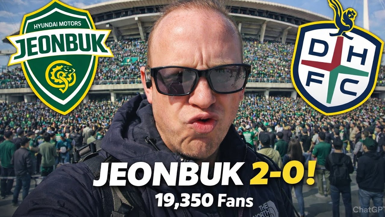 Korean Super Cup Matchday in Jeonju! ⚽ 전주 슈퍼컵 여행 브이로그 | Jeonbuk 2-0 Daejeon 🏆 