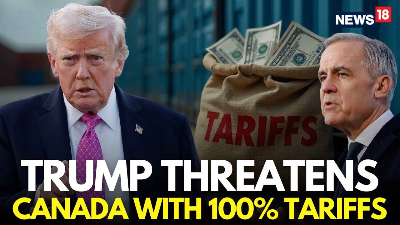 LIVE | Trump Drops 100 Percent Tariff Bombshell On Canada Over Trade Deal With China | N18G