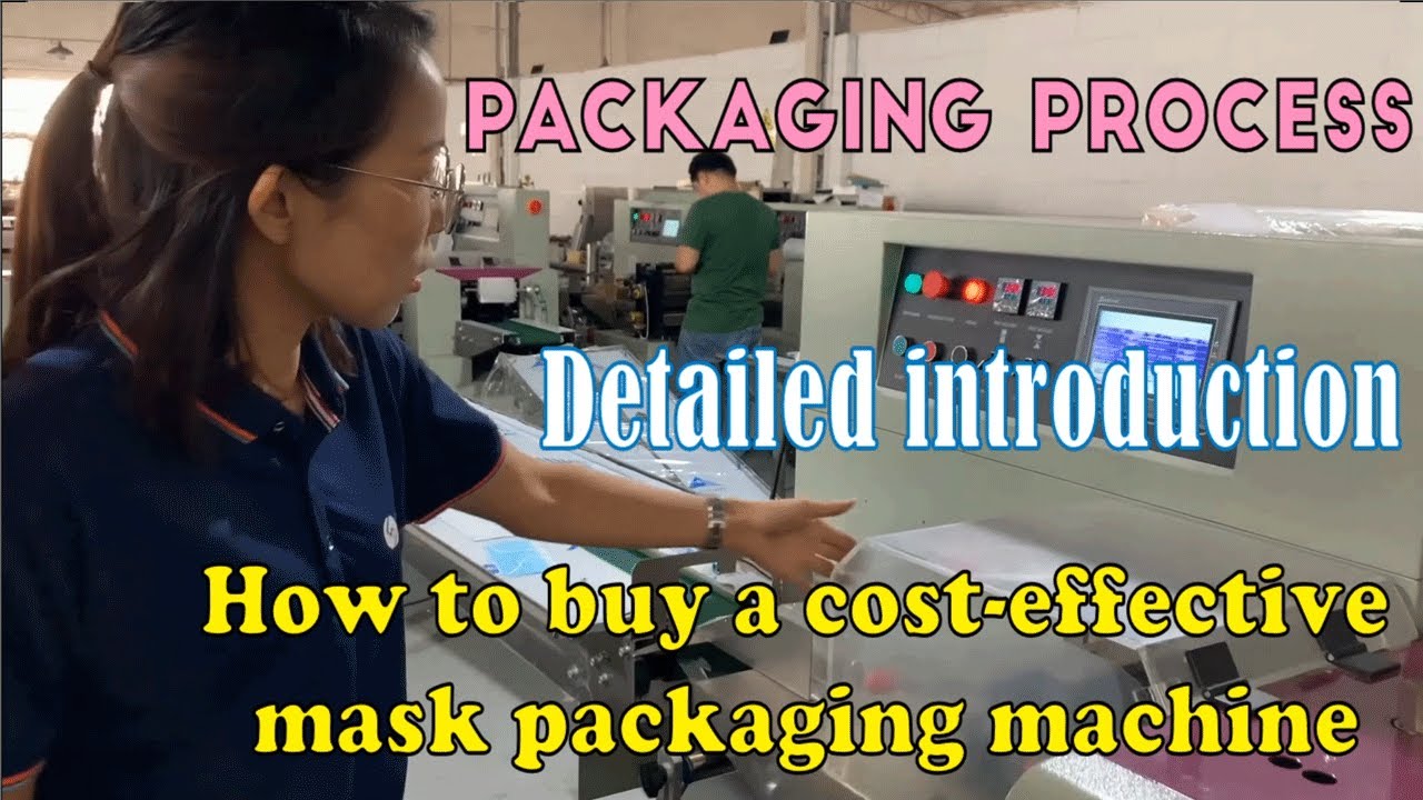 Full Auto Mask Packaging Machine Masks Packing Procession Line