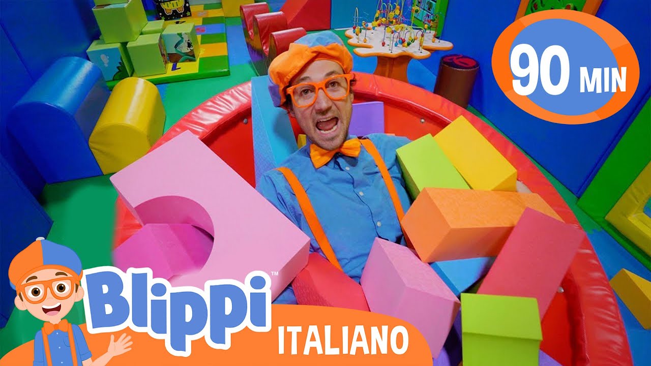 Blippi visita un parco giochi al coperto | Blippi in Italiano | Video educativi per bambini