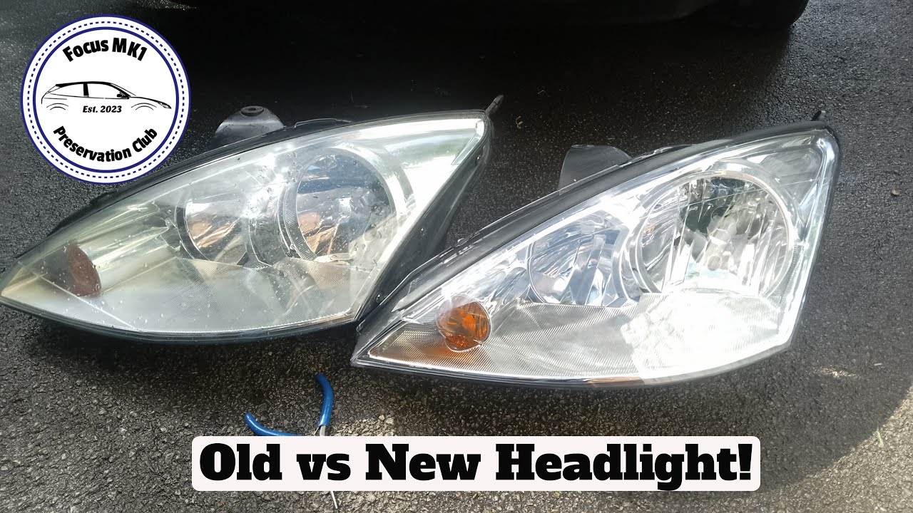 Focus MK1 - Comparing an old headlight to brand new!