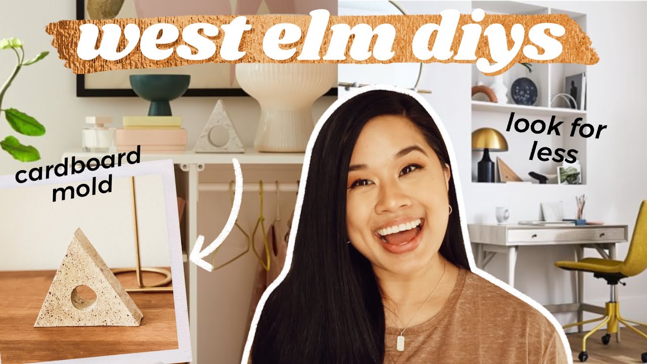 I DIYed WEST ELM HOME DECOR FOR WAY LESS! *Affordable Dupes*