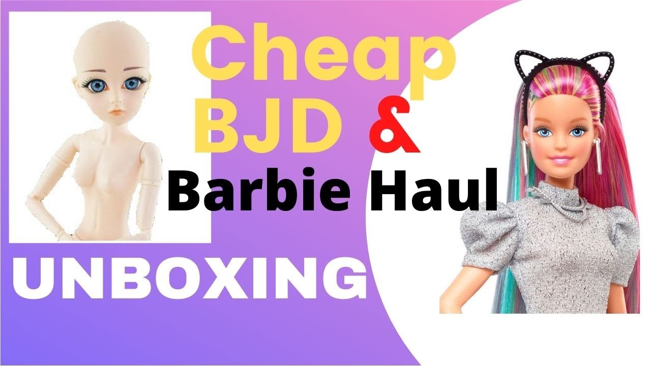 Cheap BJDs / Barbie Doll Haul / UNBOXING / How to Doll Head Swap / Body Comparison 😎👀