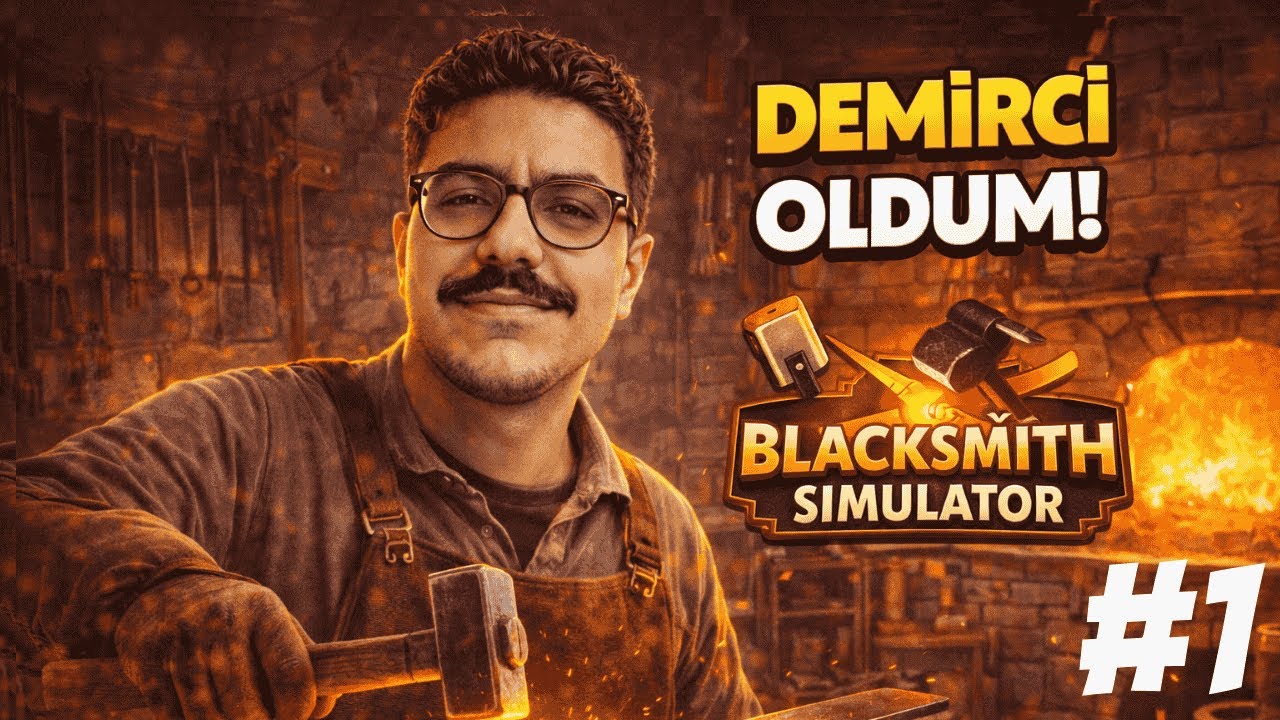 Orta Çağda Demirci Oldum! #1 - Black Smith Master Türkçe