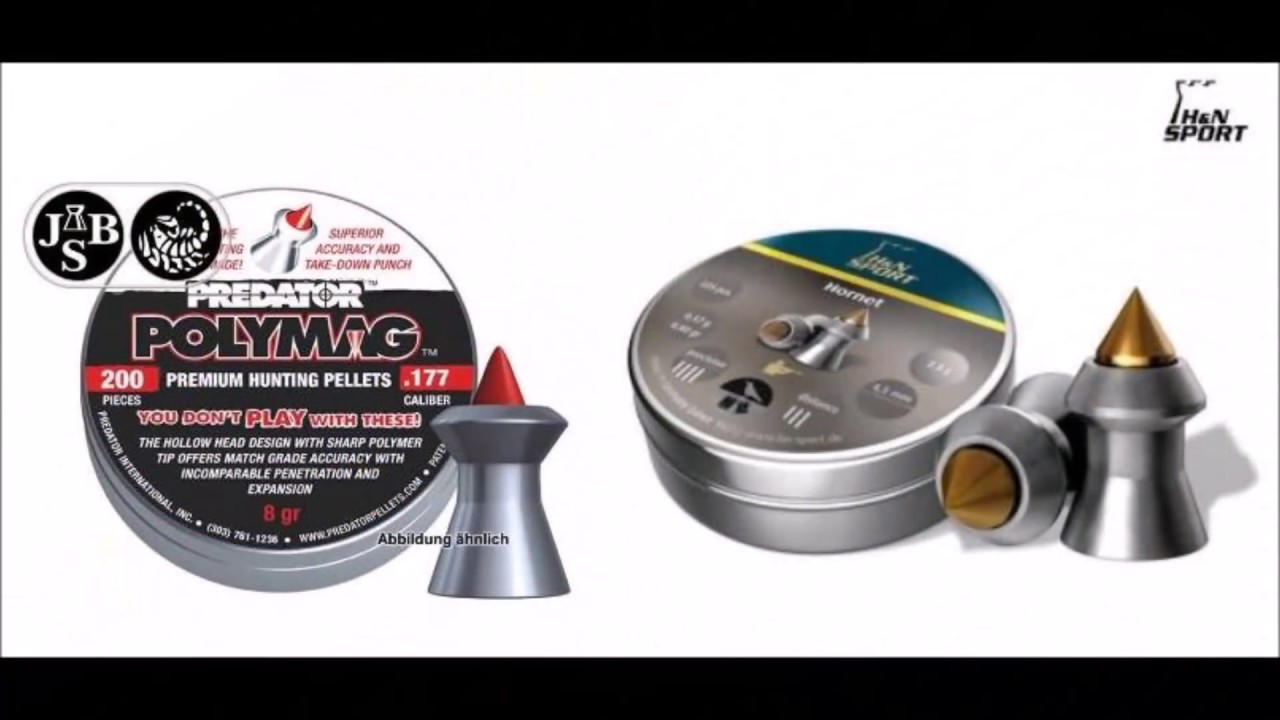 Predator Polymag против H&N Hornet Pellet, Chrony, тест точности и баллистики