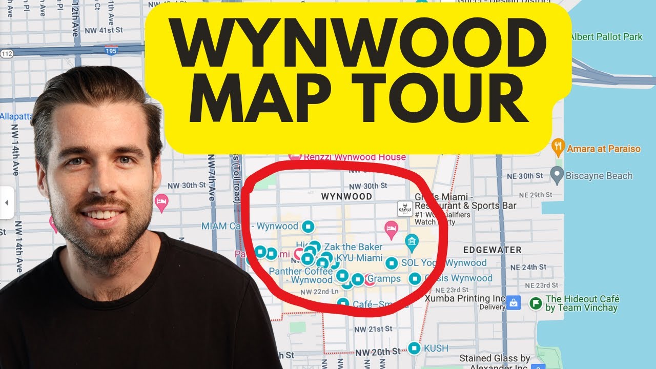 The Ultimate Wynwood Map Tour | moving to Wynwood Miami