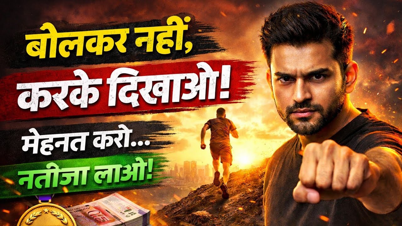 Baaten Band Karo, Kaam Shuru Karo! | Powerful Hindi Motivational Video 2026