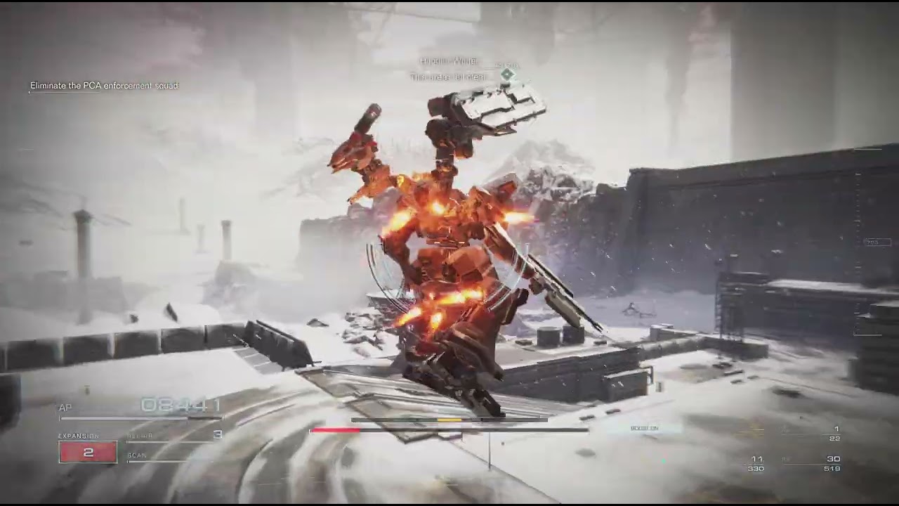 ARMORED CORE VI FIRES OF RUBICON - Eliminate the Enforcement Squads - S-Rank - No Repair Kit