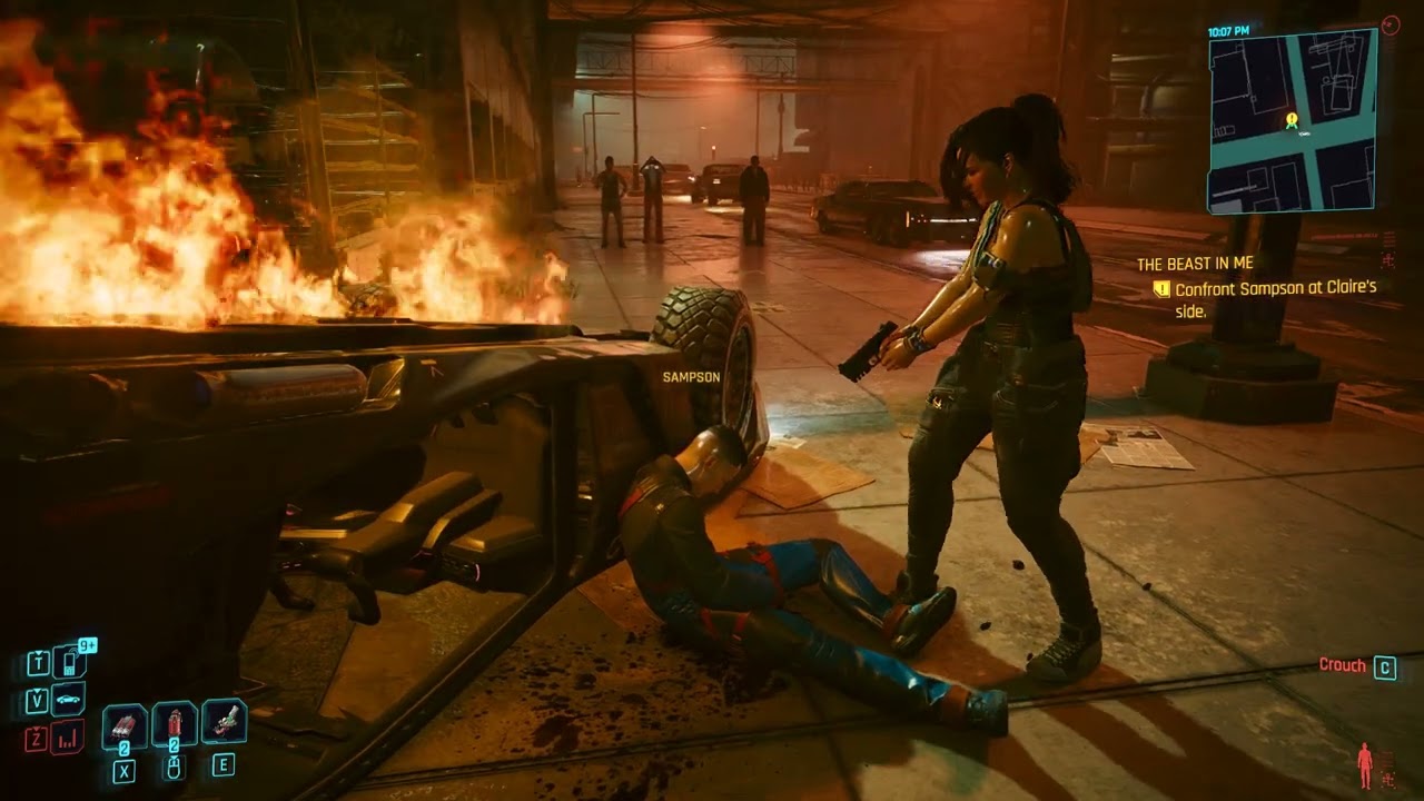 She takes her husband revenge / cyberpunk 2077