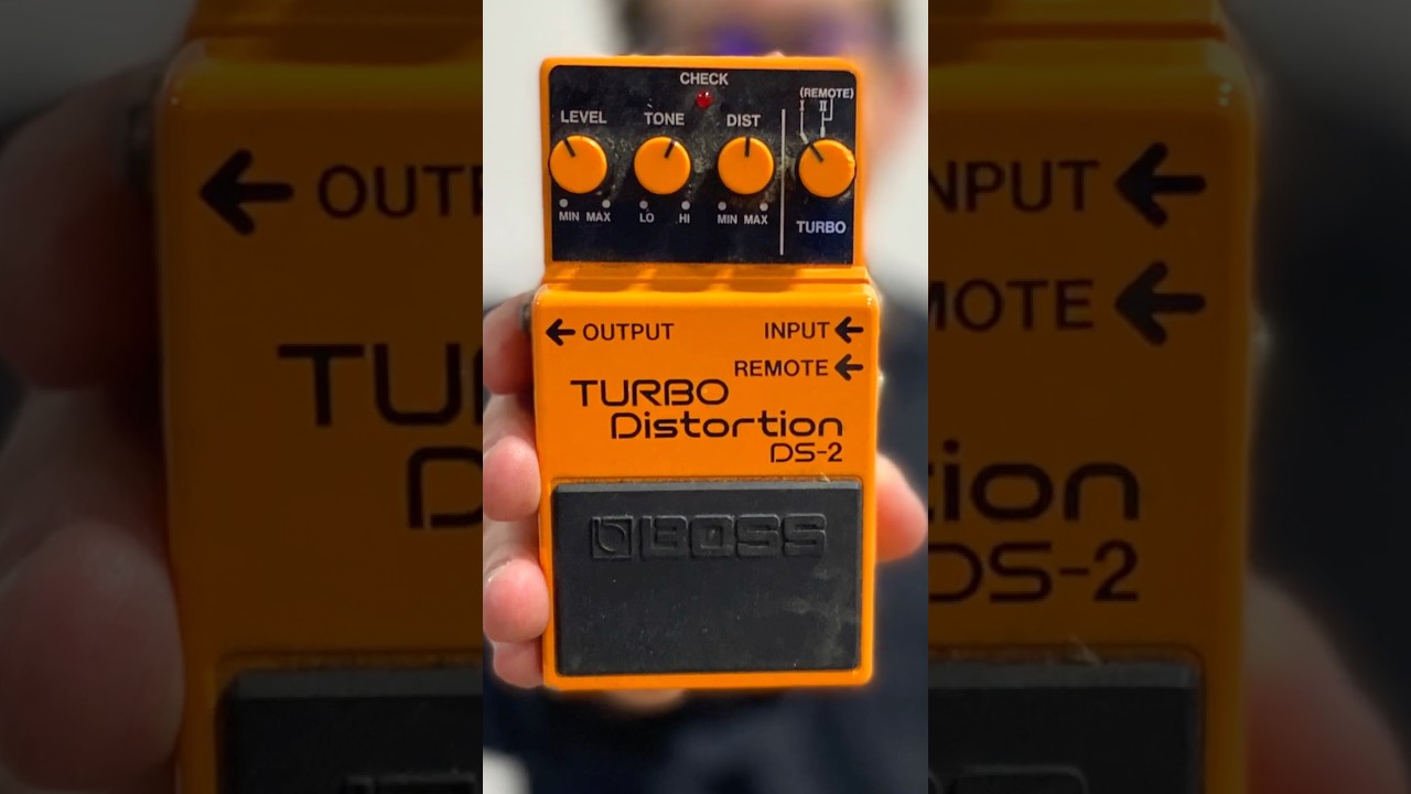 Kurt Cobain's Actual Distortion Pedal | Stage Used Boss DS-2