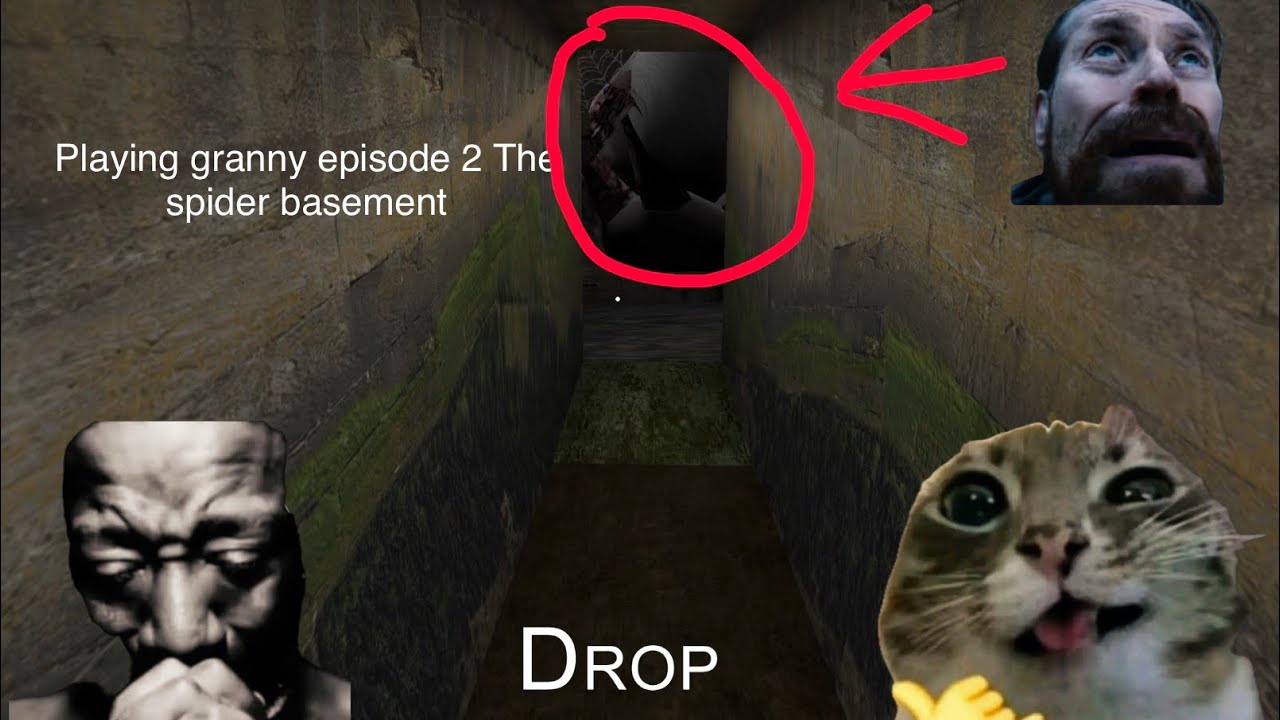 Playing granny episode 2 The spider basement!