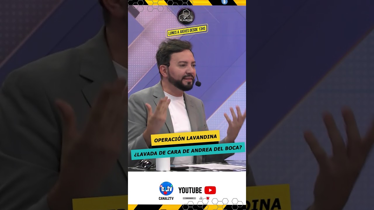 OPERACI&Oacute;N LAVANDINA &iquest;LAVANDA DE CARA DE ANDREA DEL BOCA?