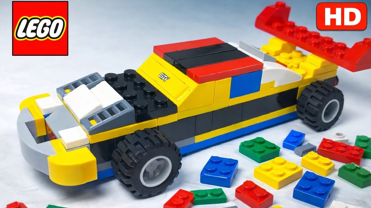 How to build a Lego sports car | Satisfying DIY video of Lego 