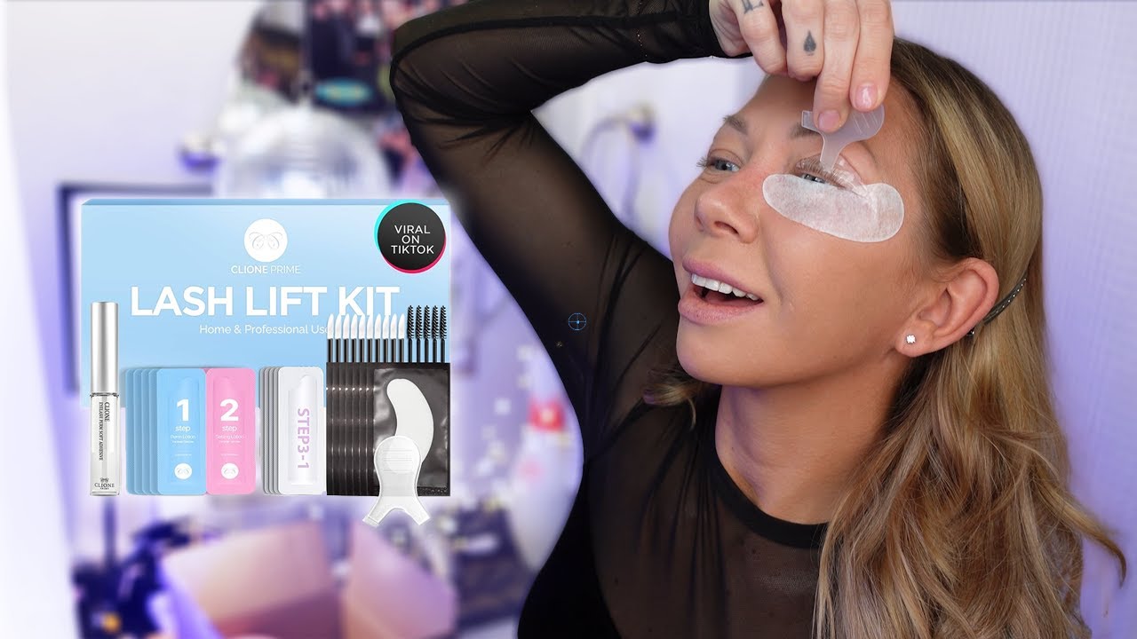 let's try a Korean lash lift kit from Amazon!