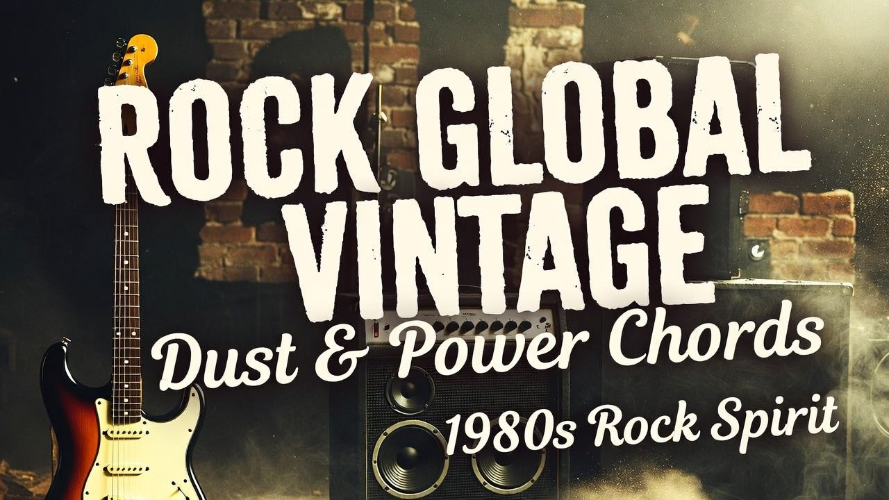 Best Rock Global Vintage 🤘 Dust & Power Chords 🎸 1980s Rock Spirit