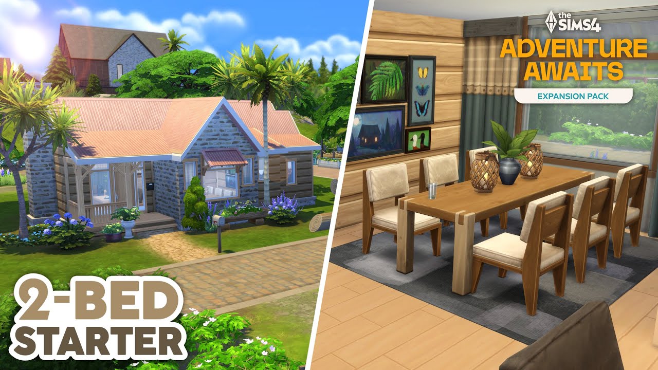 Приключения ждут стартовый дом // The Sims 4 Скоростное строительство