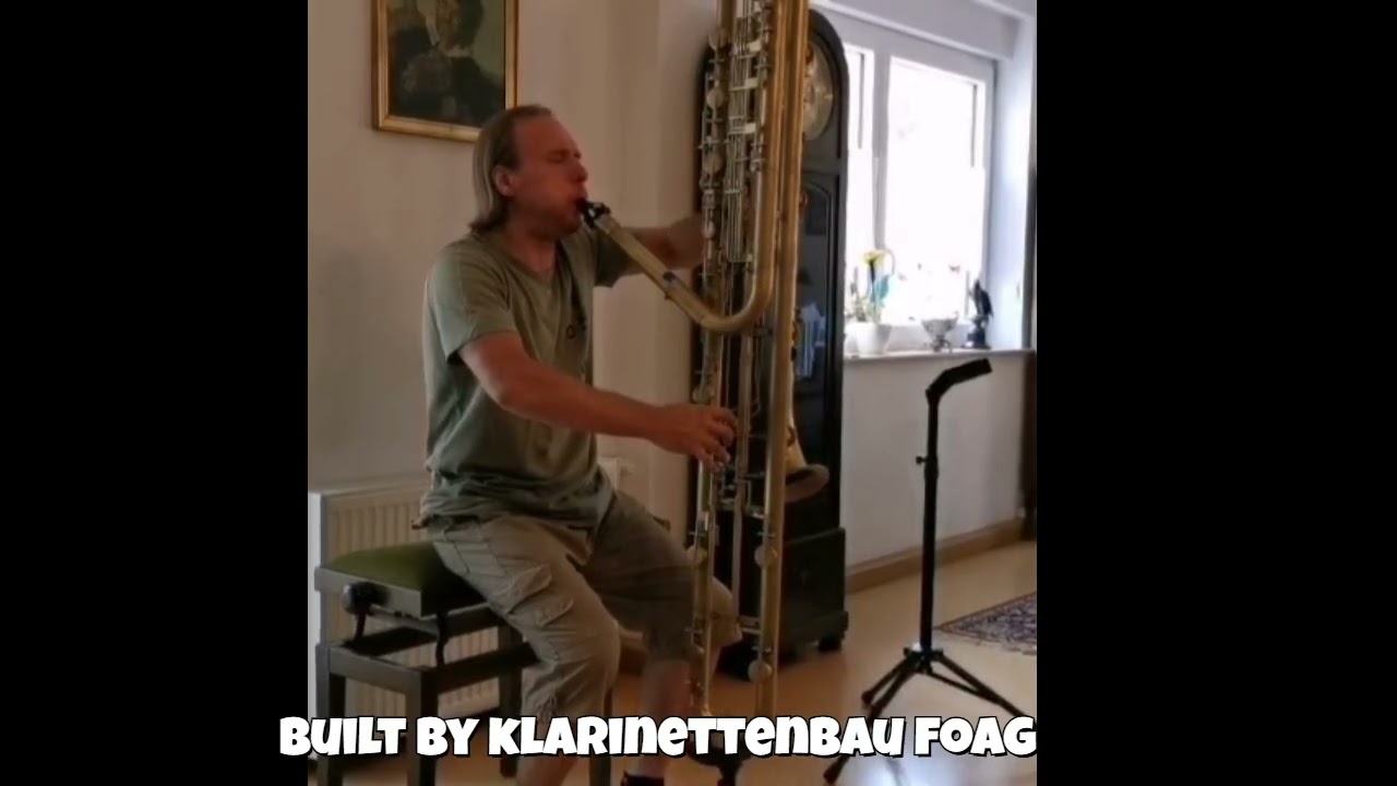 Foag Octocontrabass clarinet played by Georg Wettin