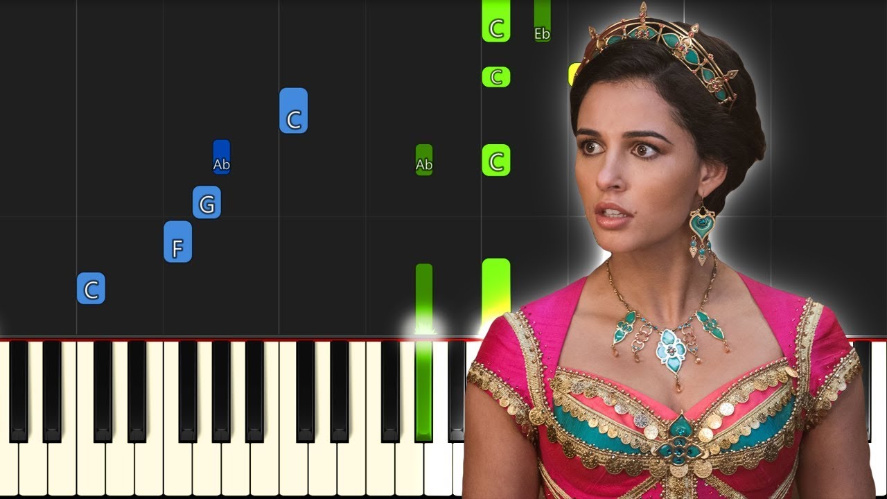 Desert Moon - Mena Massoud, Naomi Scott (Aladdin 2019) | PIANO TUTORIAL + SHEET MUSIC by Betacustic