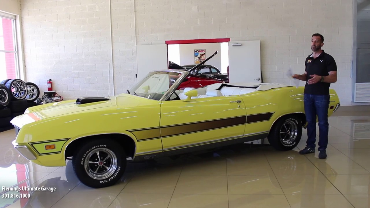 '71 Ford Torino GT Convertible for sale with test drive, driving sounds, and walk through video