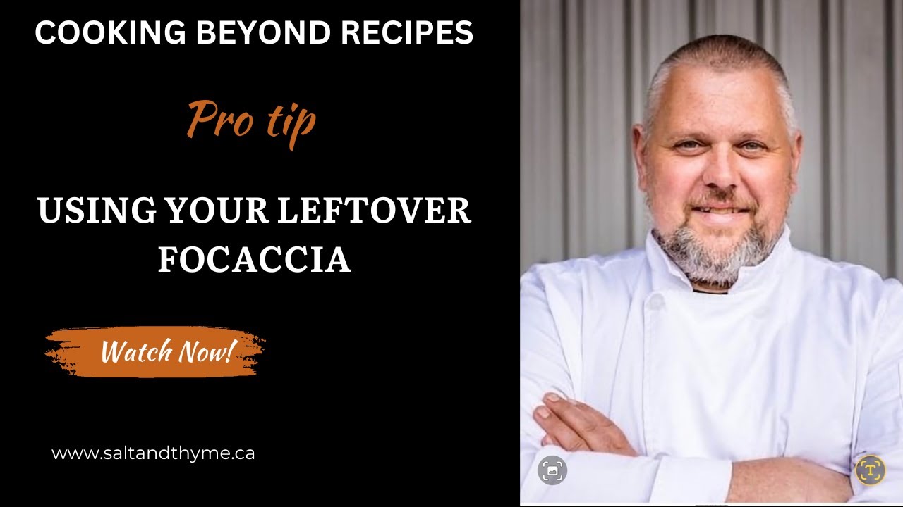 Leftover focaccia