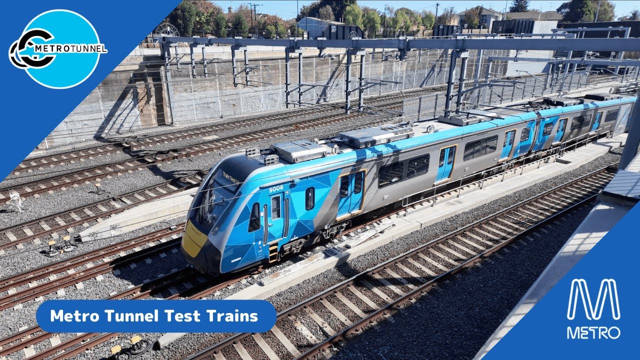 Metro Tunnel test trains | ft HCMTs & V/Line trains (400th Video)