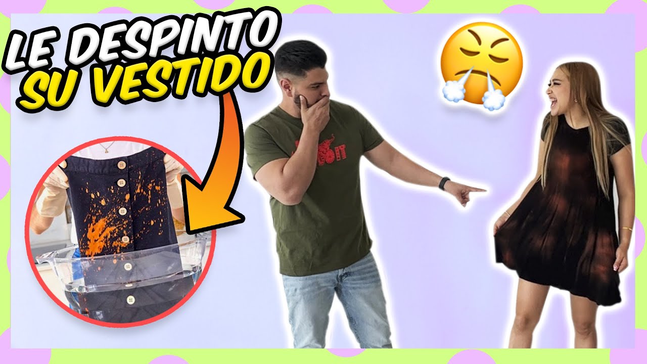 BROMA A MI ESPOSA LE CAMBIÉ SU LOCIÓN POR CLORO😂 *casi llora*