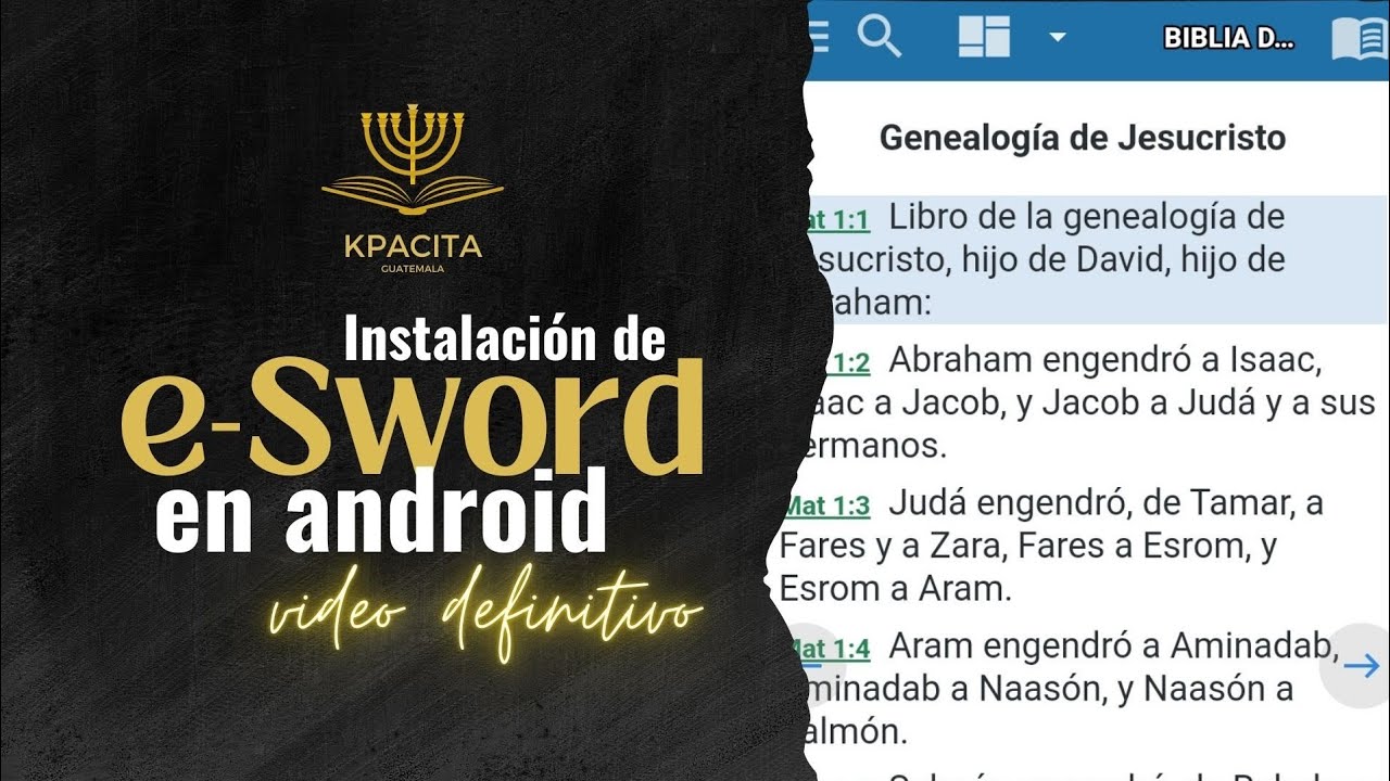 Instalación de e Sword en Android